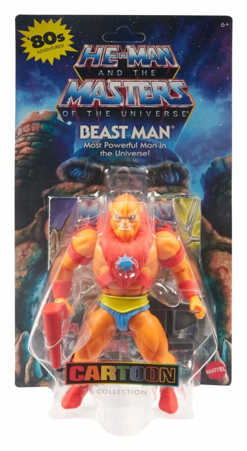 Beast Man Cartoon Mattel Masters of the Universe Origins Figure