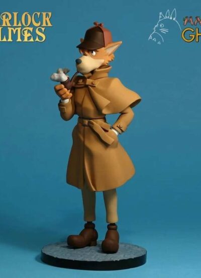 Sherlock Holmes Studio Ghibli statue Semic
