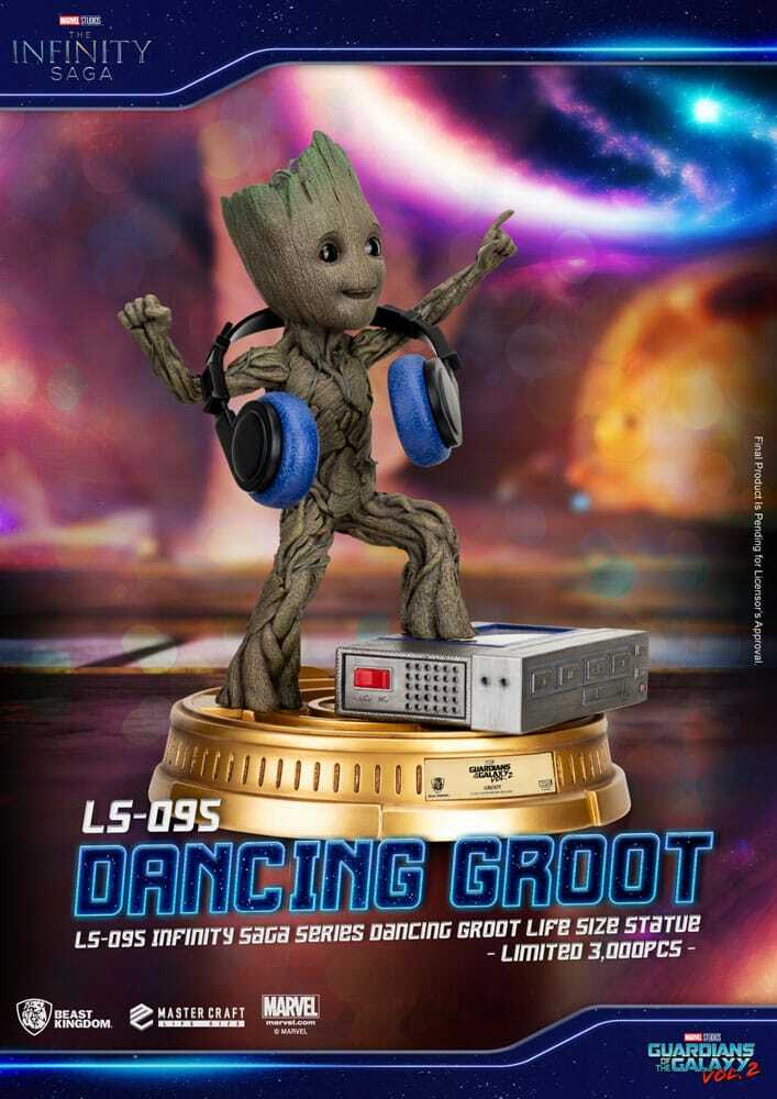 Groot Dancing Beast Kingdom Guardians of the Galaxy 2 LifeSize