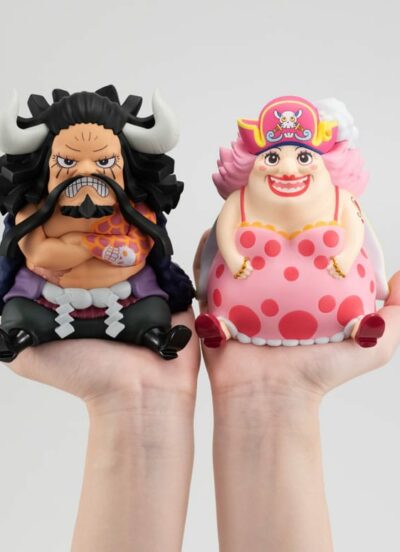 Kaido Big Mom Look Up Megahouse One Piece Statue 11 cm (with Gourd & Semla)
