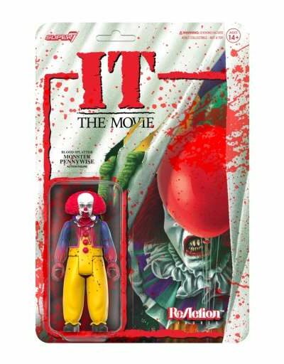 It Reaction Figure Pennywise Monster Blood Super7