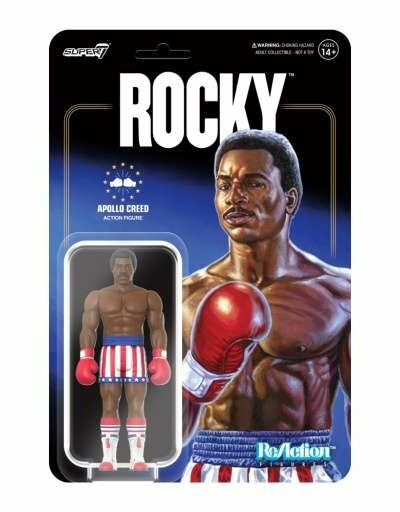 Apollo Creed Boxing Super7 Rocky Reaction W2 Rocky I