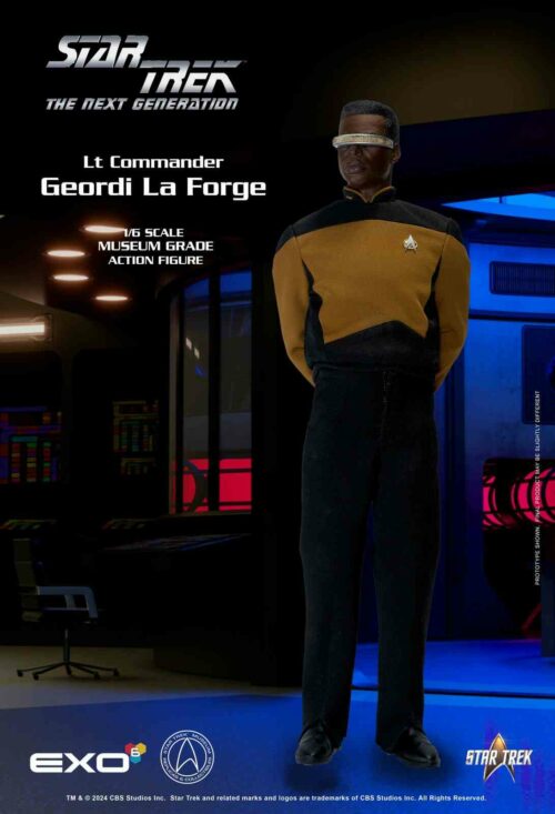 Geordi La Forge Essential Version 1:6 Scale Figure EXO 6 Star Trek: The Next Generation