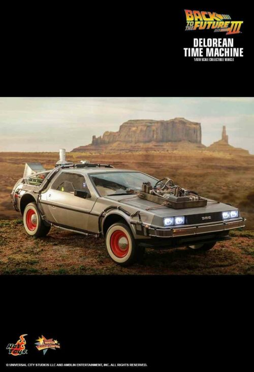 DeLorean 3 Hot Toys Back to the future 3 1/6 Time Machine
