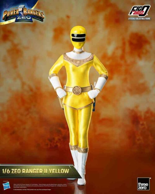 Zeo Ranger II Yellow Threezero Power Rangers Action Figure 1/6