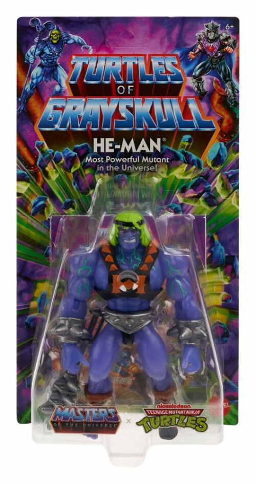 MOTU x TMNT He-Man Mattel : Turtles of Grayskull Action Figure