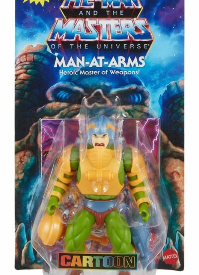 Man-At-Arms Cartoon Mattel Masters of the Universe Origins Figur