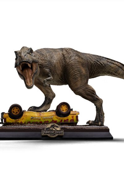 T-Rex Iron Studios Jurassic Park: T-Rex Attack Icons Statue