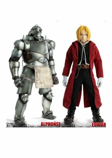 Fullmetal Alchemist: Brotherhood Action Figures 1/6 Alphonse & Edward Elric Twin Pack Threezero