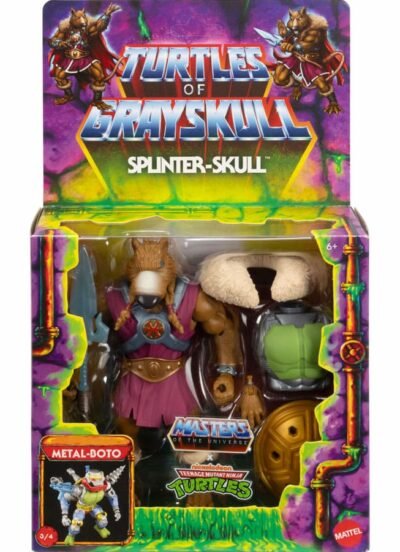 Splinter-Skull MOTU x TMNT: Turtles of Grayskull Figure Mattel