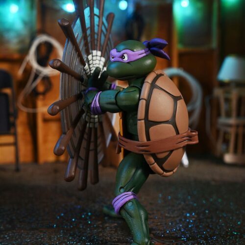 Teenage Mutant Ninja Turtles (Cartoon) Action Figure Ultimate Donatello VHS 18 cm Neca