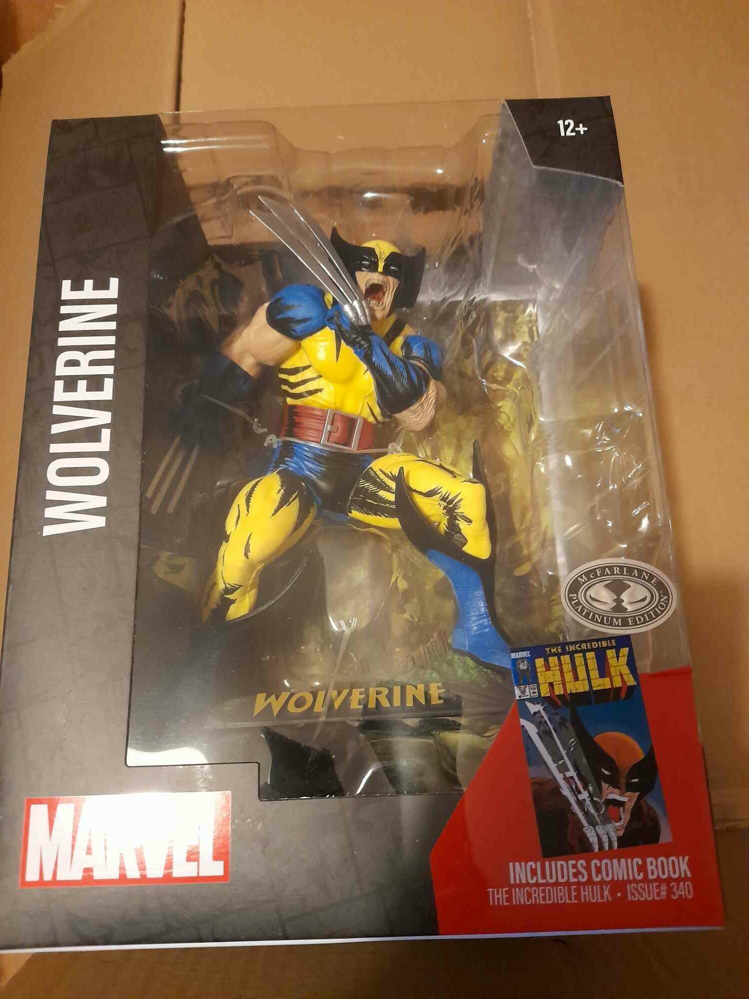 Wolverine scala 1:6 (L'incredibile Hulk #340) platino