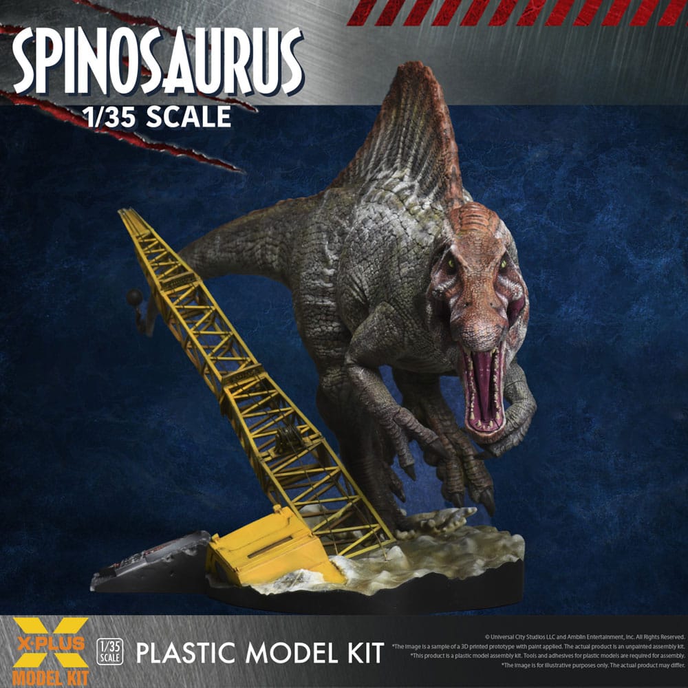Jurassic Park III Plastic Model Kit 1/35 Spinosaurus 41 cm re-run X-PLUS