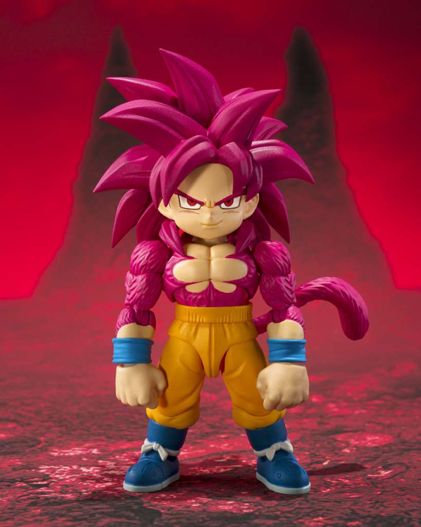 Dragon Ball Daima Son Goku Mini Super Saiyan 4 Figuarts S.H. Action Figure Bandai