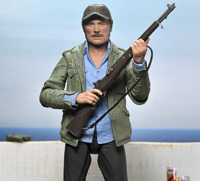Jaws 50th anniversary Sam Quint ultimate action figure Neca