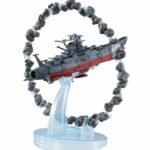 Cosmo fleet space battleship yamato 2022 warrior w/ asteroid replica