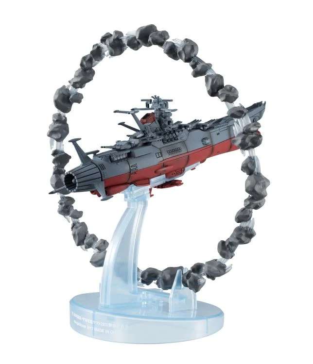 Cosmo fleet space battleship yamato 2022 warrior w/ asteroid replica