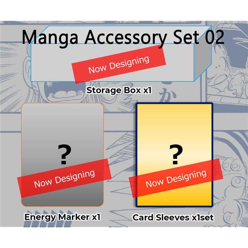 Display 4x Dragon Ball Super Card Game Fusion World Manga Accessory Set 02 BANDAI