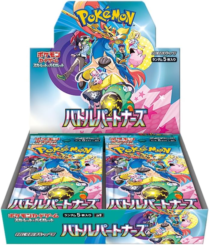 Pokemon Battle Partners Scarlet & Violet Expansion Pack Card Game 30 Buste JAP