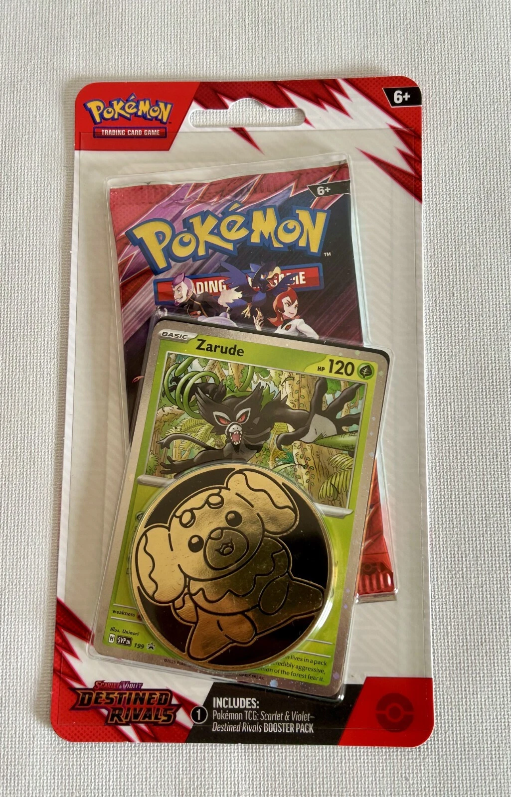 Pokemon Scarlet & Violet Destined Rivals Checklane ZARUDE X 2 Blister - ENG