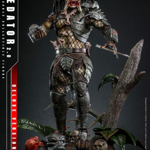 Predator (2.0) 34 cm Hot Toys Deluxe Version Predator Movie Masterpiece Action Figure 1/6
