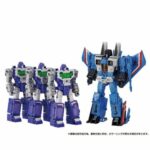 These collectible Transformers figures for adults feature authentic Takara Tomy design and deco.
