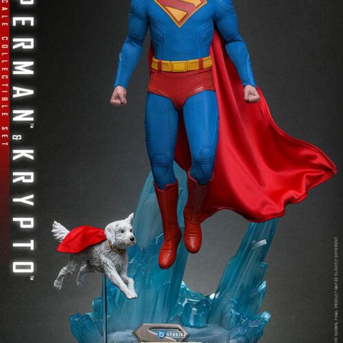 Hot Toys Superman (2025) Movie Masterpiece Action Figure 1/6 Superman & Krypto 33 cm