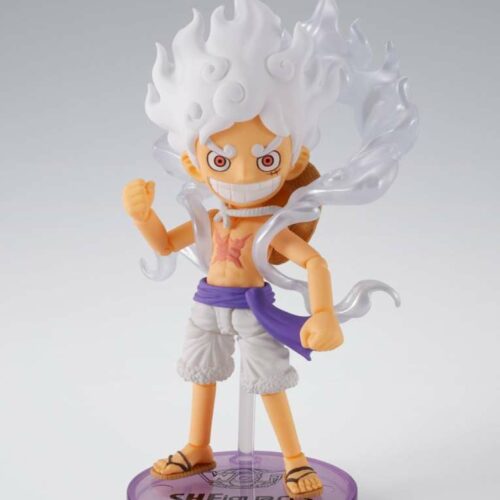 World collectable figure x s.h.figuarts monkey d luffy gear 5 af