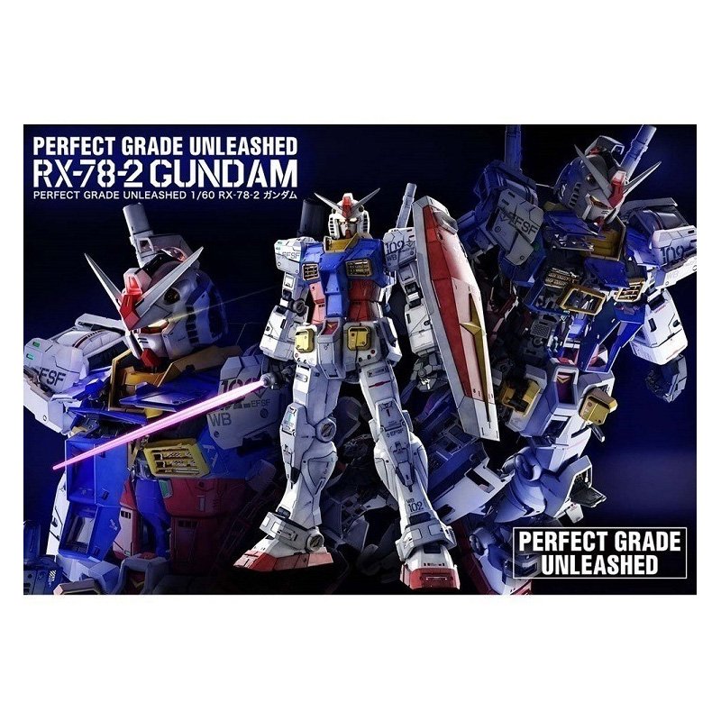PG GUNDAM RX-78-2 UNLEASHED 1/60 BANDAI MODEL KIT
