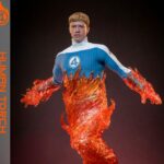 The Fantastic Four: First Steps Movie Masterpiece Action Figure 1/6 Human Torch 30 cm