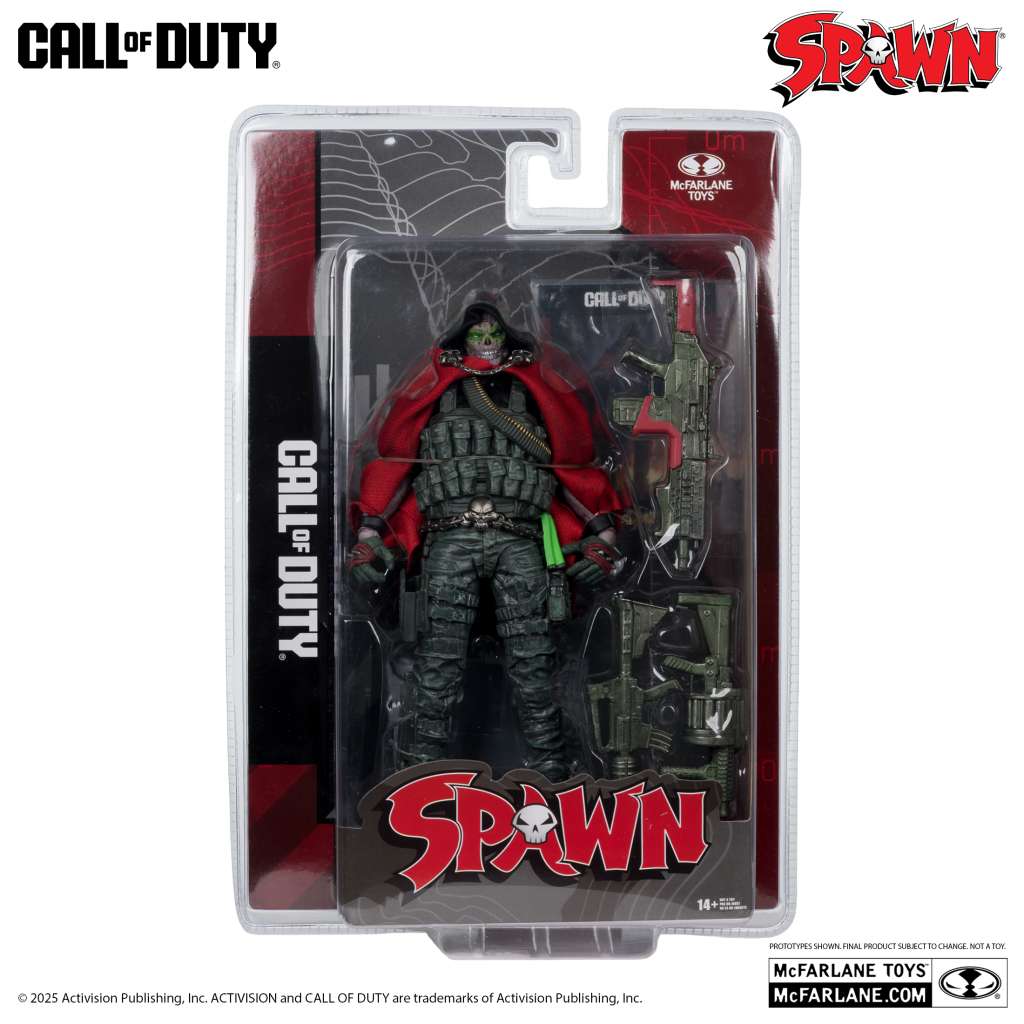 McFARLANE TOYS Call of duty 7inch burned spawn action figure