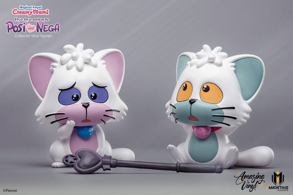 Magical Angel Creamy Mami Statue 1:1 Amazing Vinyl Posi and Nega 14 cm Immortals Collectibles