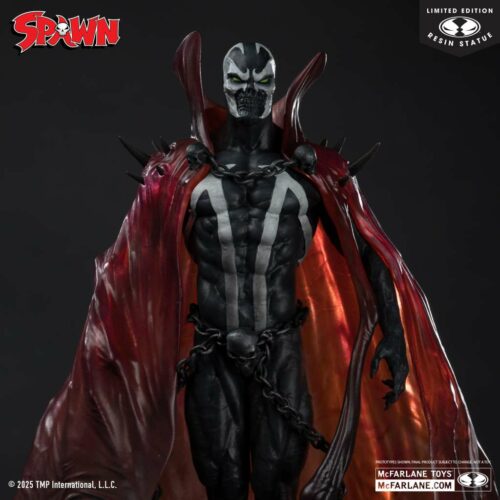 Spawn black white & red all over spawn by pupeteer lee resin statue Mc Farlane Toys