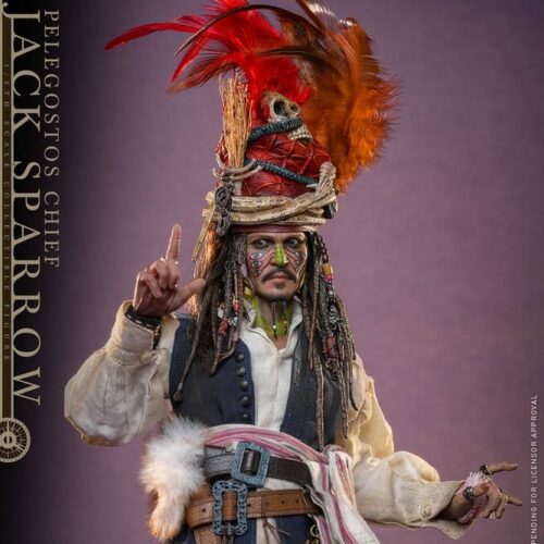 Pirates of the Caribbean: Dead Man's Chest Action DX Figure 1/6 Pelegostos Chief Jack Sparrow 30 cm