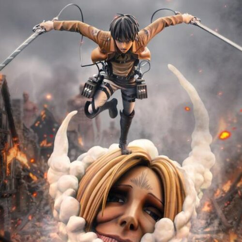 Attack On Titan Eren Yeager 1/10 Statue Iron Studios