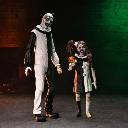 Terrifier 2 Art The Clown & Little Pale Girl Ultimate 2-pack NECA