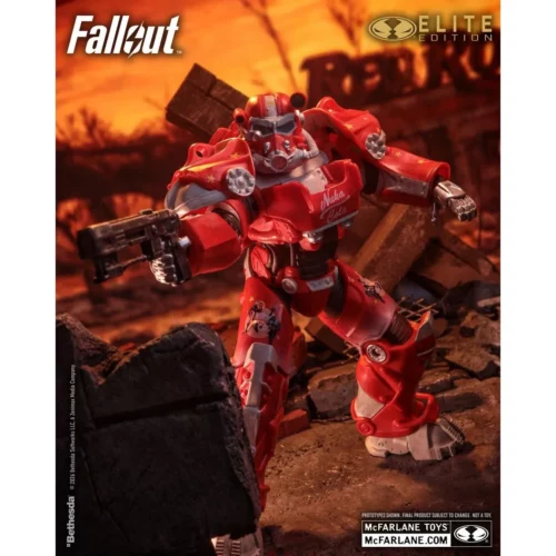 Mcfarlane Elite Fallout 76 Nuka Cola T-60 Gold  Label Action Figure