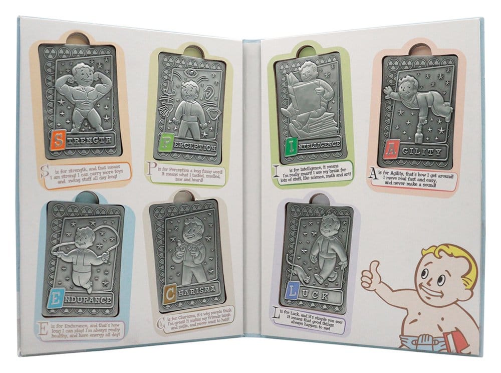 Fallout Ingots with Album S.P.E.C.I.A.L. Perk Card Collector’s Album FaNaTtik