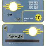 Fallout Replica Security Keycard Vault 111 Limited Edition 11 cm FaNaTtik