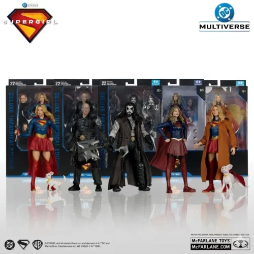 Dc Theatrical Deluxe 7inch Supergirl Movie Assortment (6)