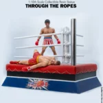 Rocky Over Drago Through The Ropes 1/10 Statue