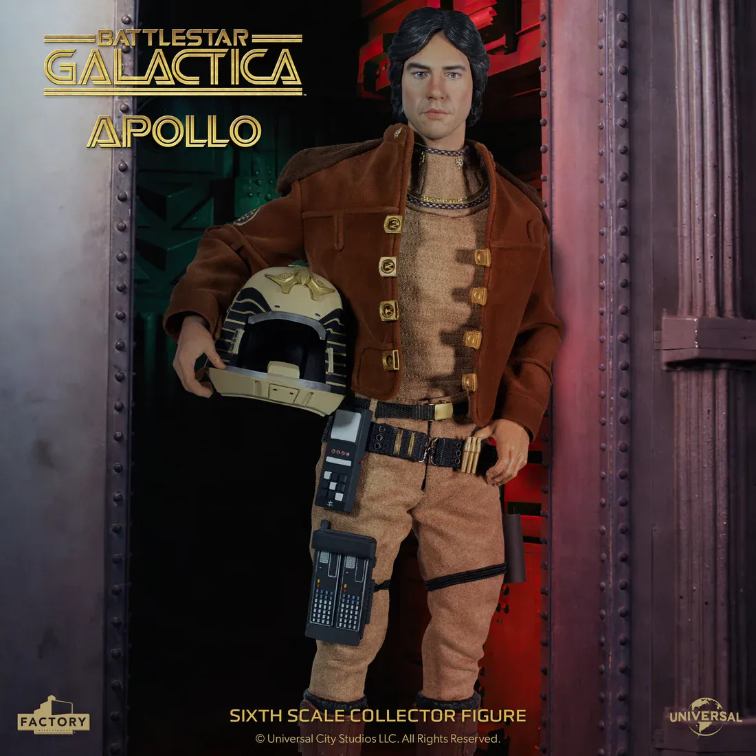 Battlestar Galactica 1/6 Scale Captain Apollo Figure Factory Entertainment