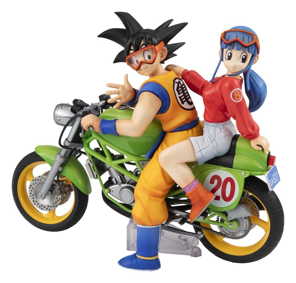 Dragon Ball Z Desktop Real McCoy PVC Figure 05 Son Goku & Chichi Limited Repeat Ver. 15 cm Megahouse
