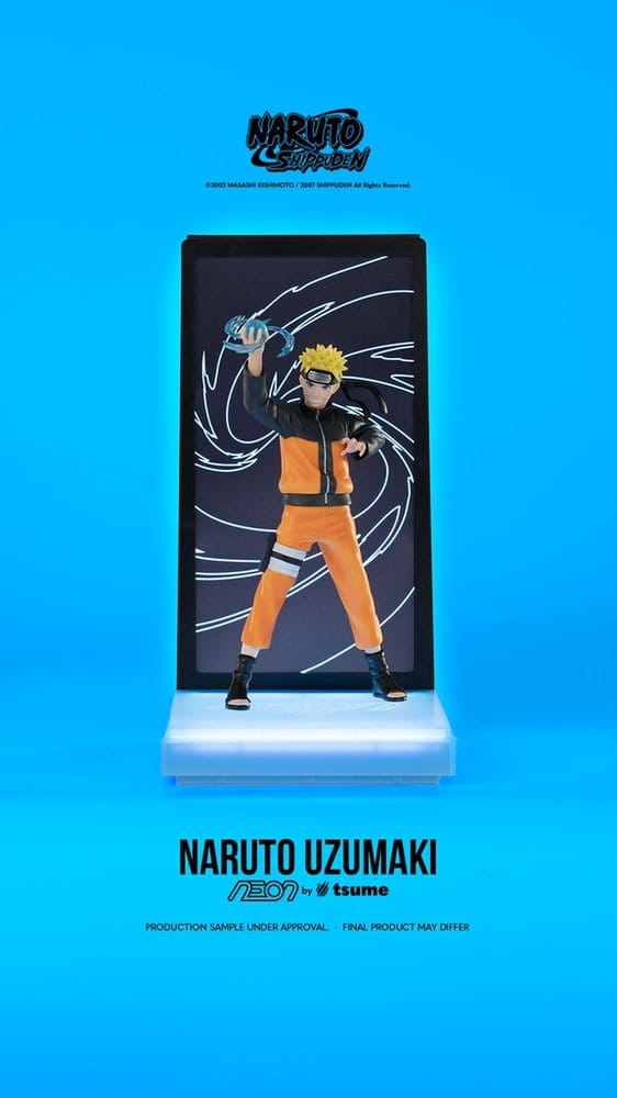 Naruto Neon Figure 1/9 Naruto Uzumaki 25 cm Statue Naruto Tsume