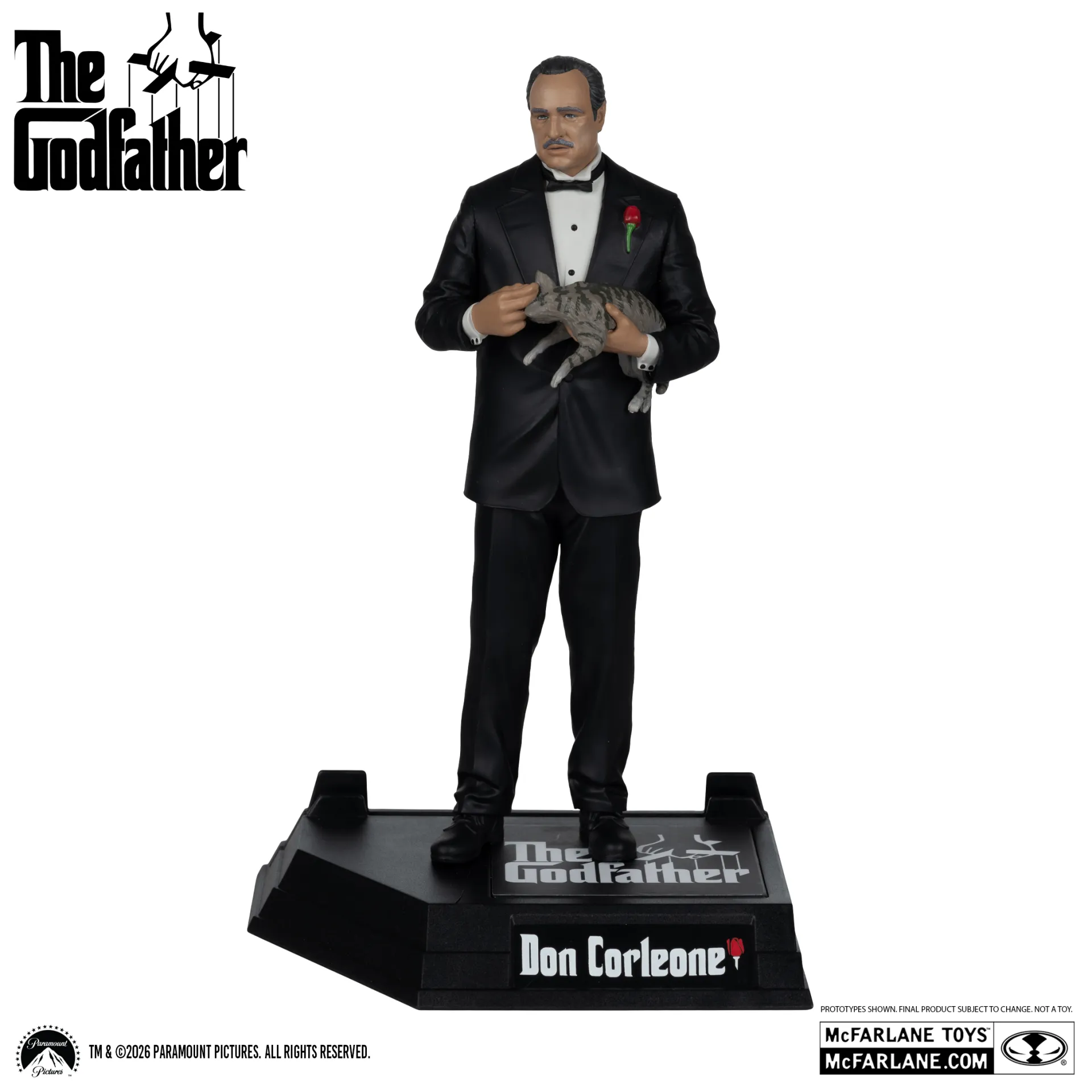Movie Maniacs Don Corleone The Godfather 6inch Posed Figure McFarlane Toys