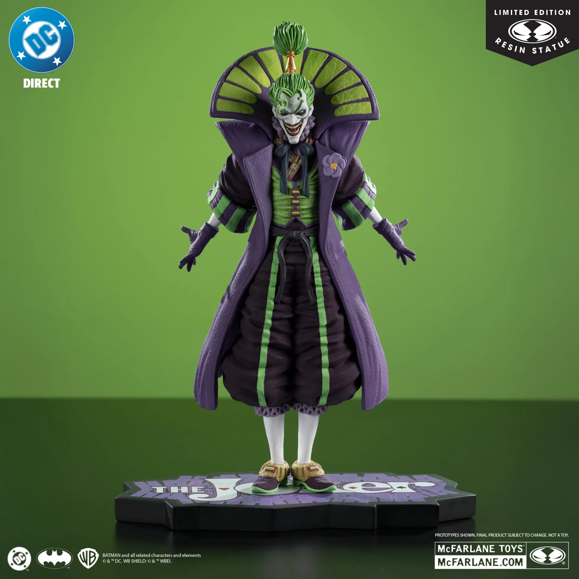 Mcfarlane Dc Direct Joker Purple Craze Lord Joker (batman Ninja) Resin Statue