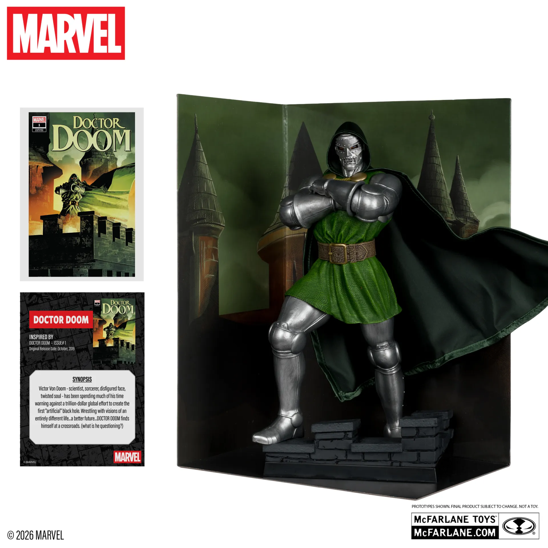 Mcfarlane Marvel Collection 1:6 Wv8 Doctor Doom #1 Figure