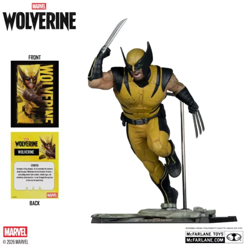 Mcfarlane Marvel Games Collection 1:10 Wolverine The Game Figure