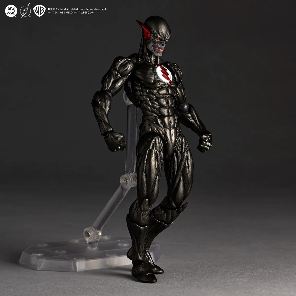 Revoltech Amazing Yamaguchi Dc Comics Black Flash Action Figure