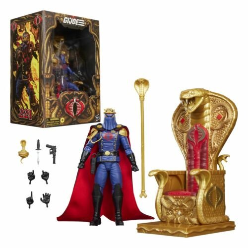 G.I. Joe Classified Series Cobra Commander in Dress Uniform & Throne